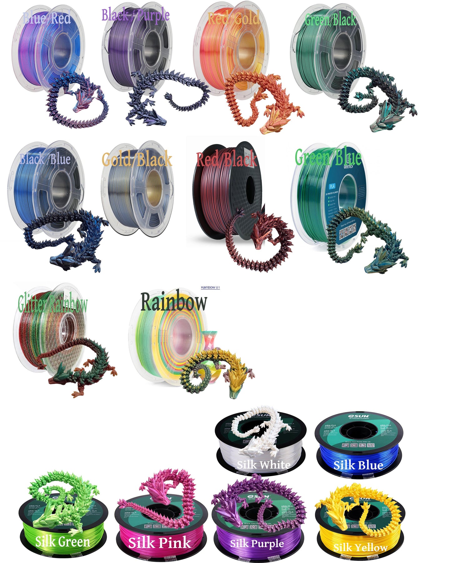 Dark heart dragon 3D printed Cinderwing3D Design