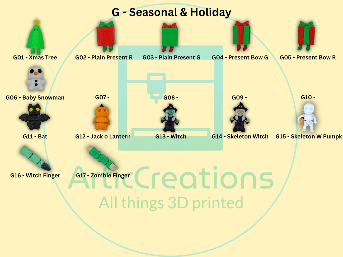Minis, Articulated Fidget Toys – Pick Your Creatures by Number | Critters, Pocket Pets, Desk Buddies, Party Favors