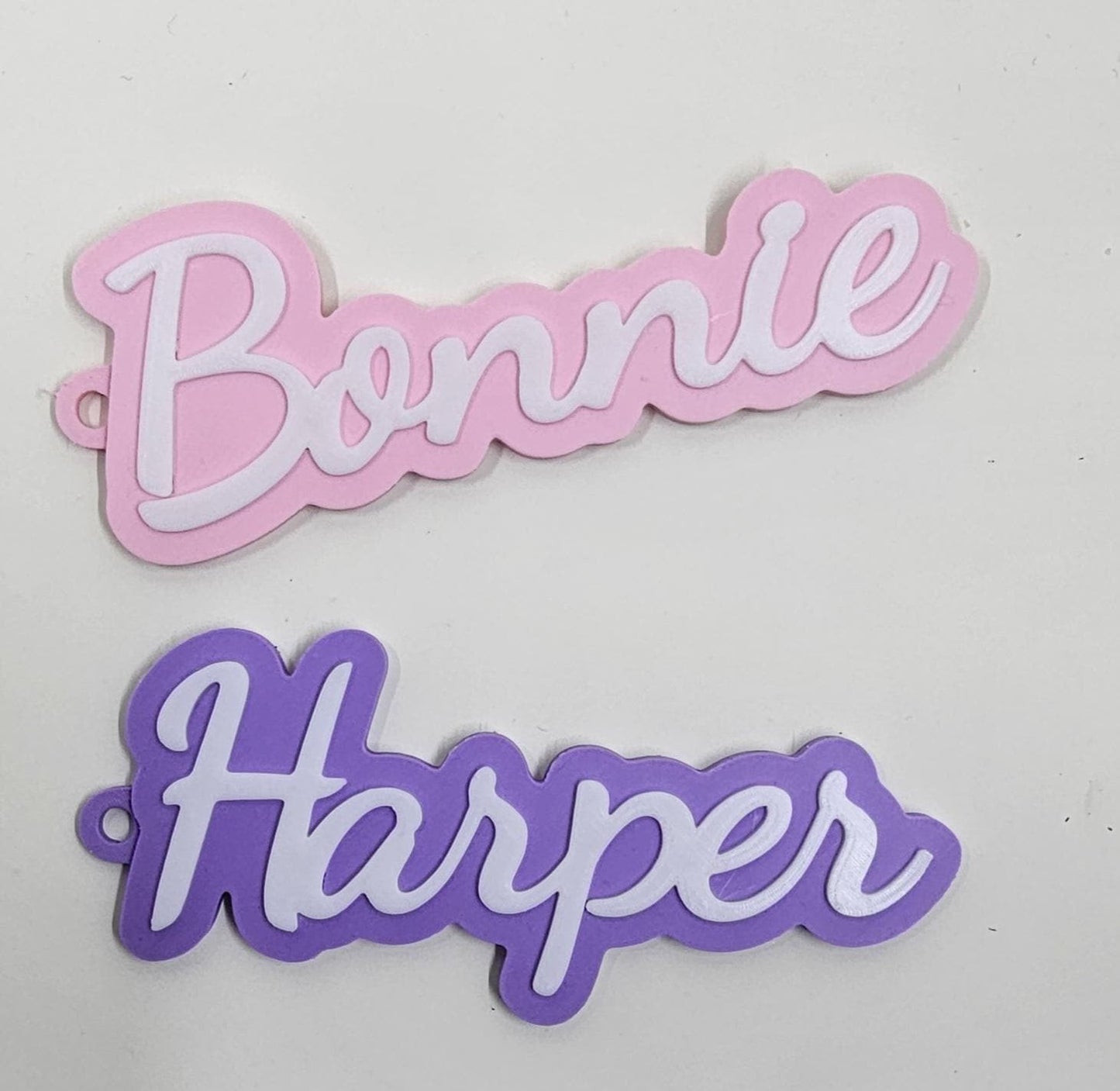 Bag Tag Customizable 3D printed Name Tag for School Bag