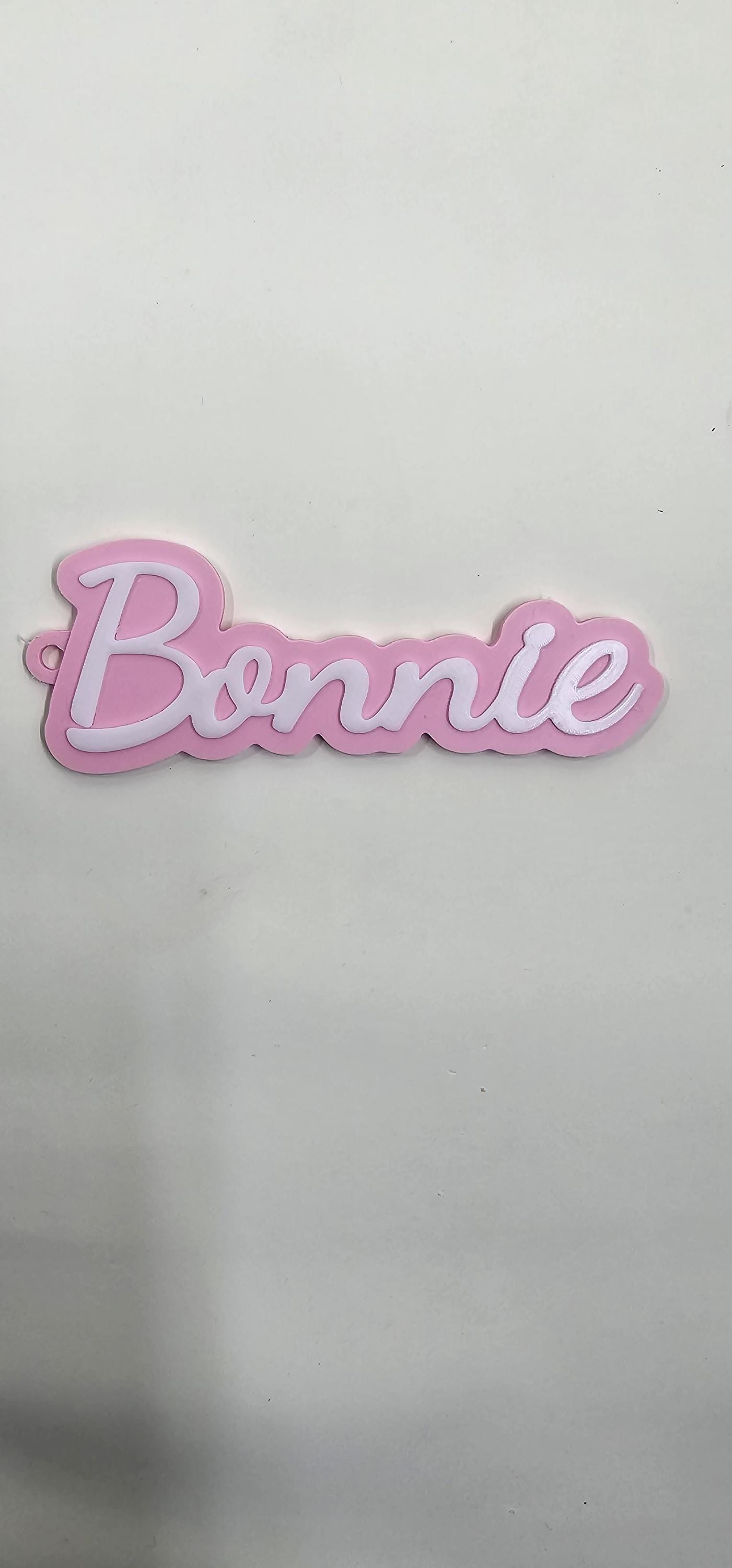 Bag Tag Customizable 3D printed Name Tag for School Bag