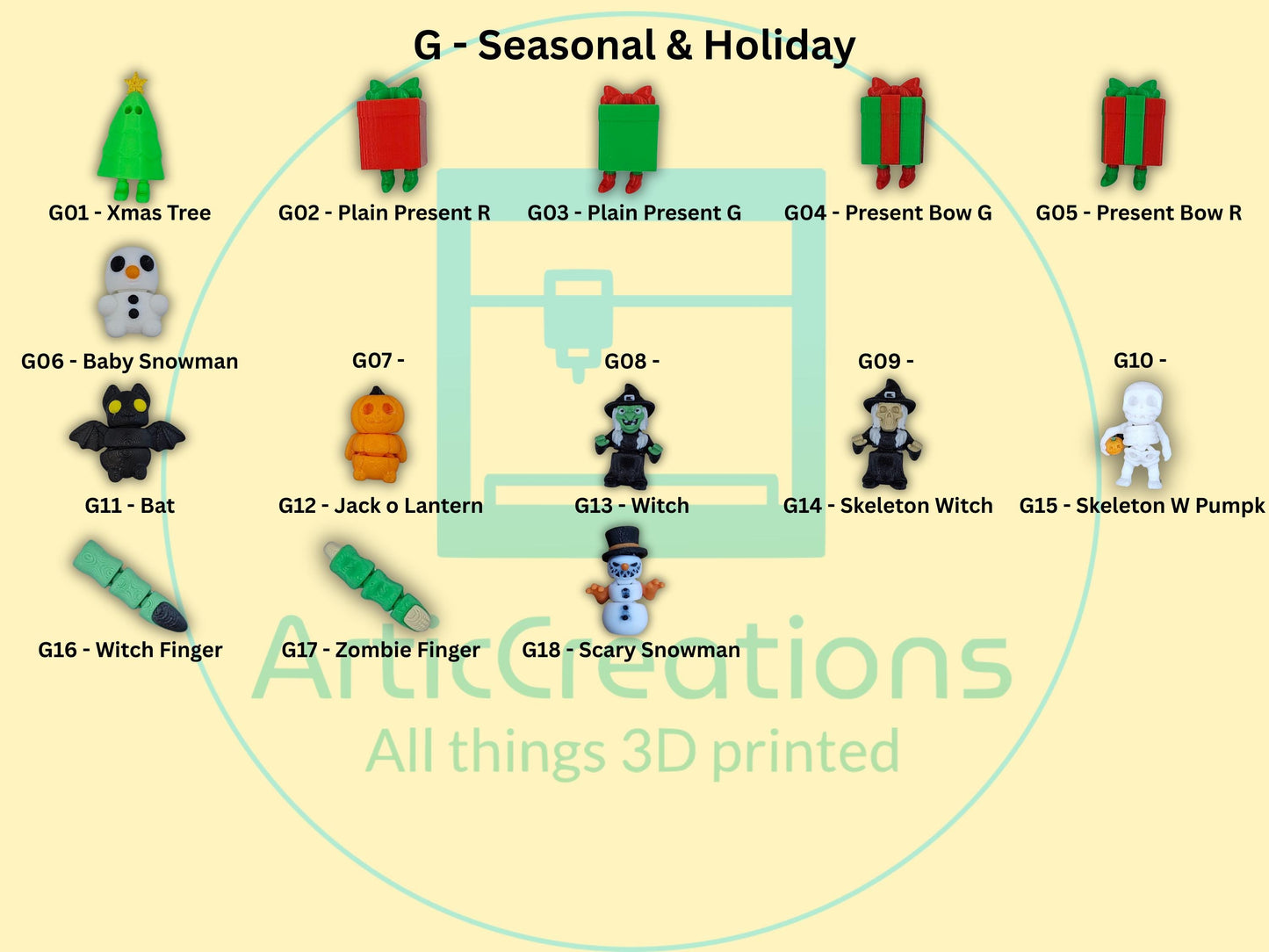 3D Printed Fidget Toy Minis: Articulated Pocket Pets, Desk Buddies