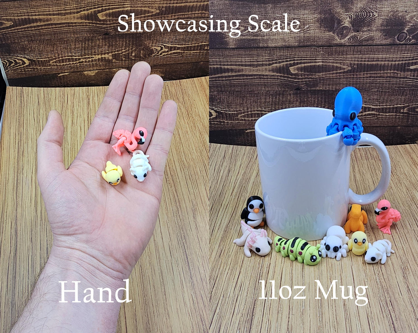 Minis, Articulated Fidget Toys – Pick Your Creatures by Number | Critters, Pocket Pets, Desk Buddies, Party Favors