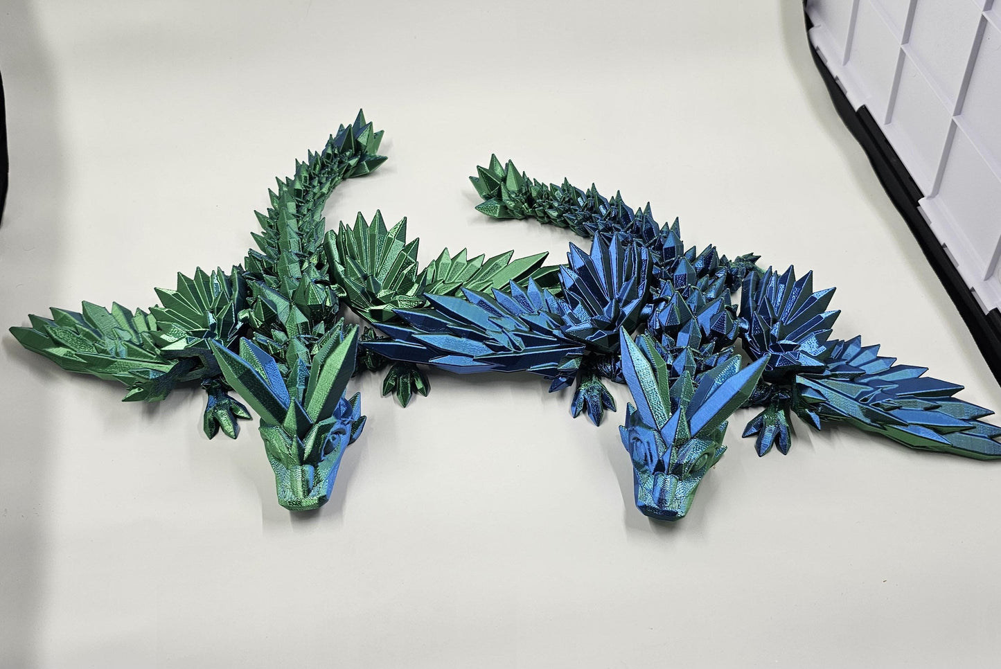 Baby Crystalwing Dragon 20cm long 3D printed Cinderwing3D Design