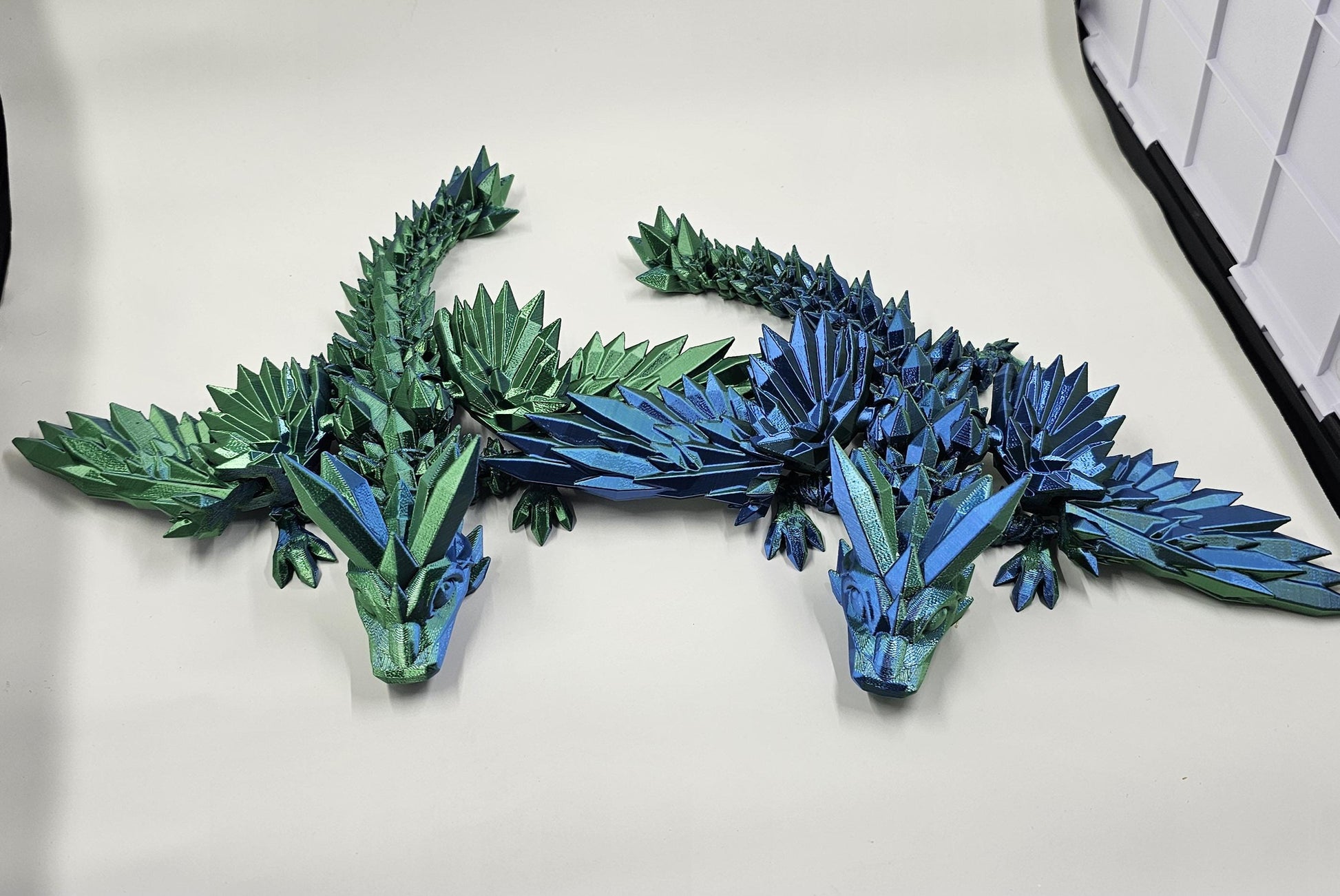 Baby Crystalwing Dragon 20cm long 3D printed Cinderwing3D Design