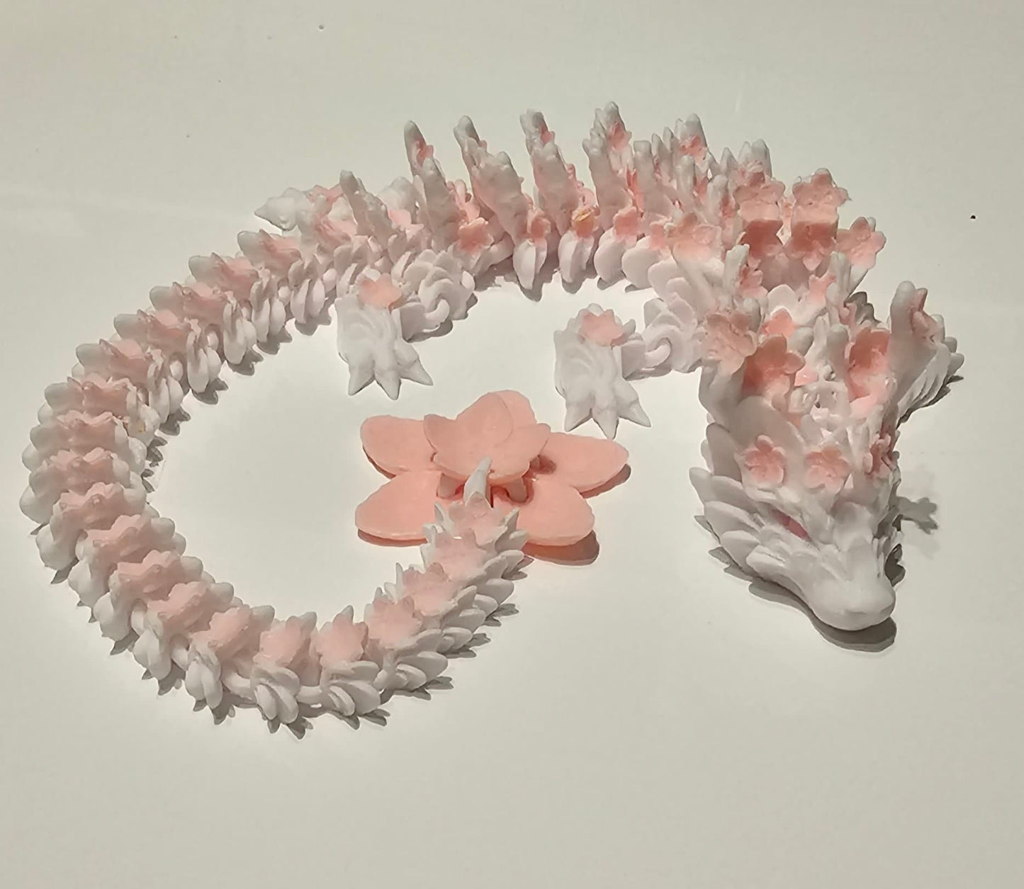 Cherry Blossom Articulating dragon 3D printed Cinderwing3D Design