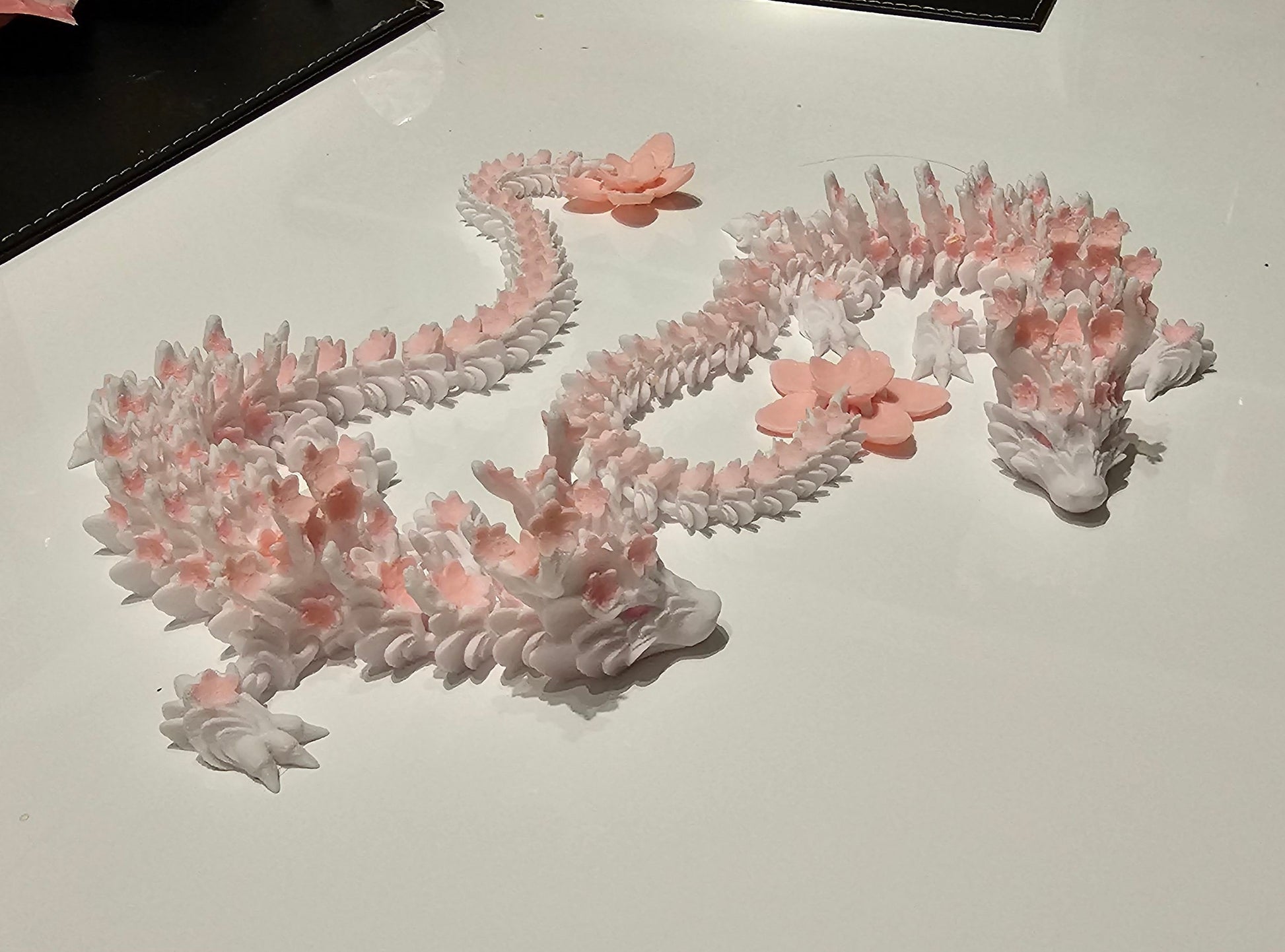 Cherry Blossom Articulating dragon 3D printed Cinderwing3D Design