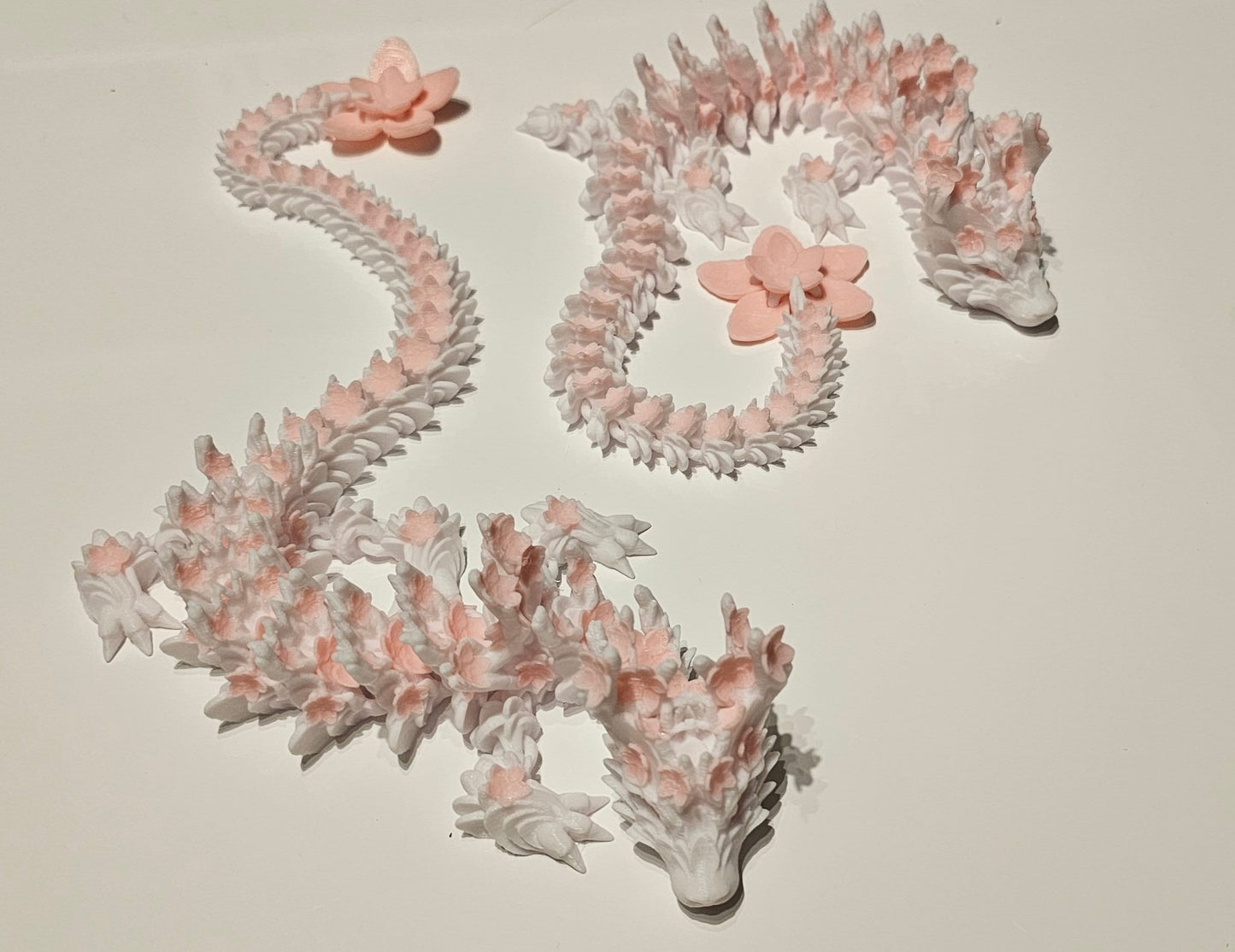 Cherry Blossom Articulating dragon 3D printed Cinderwing3D Design