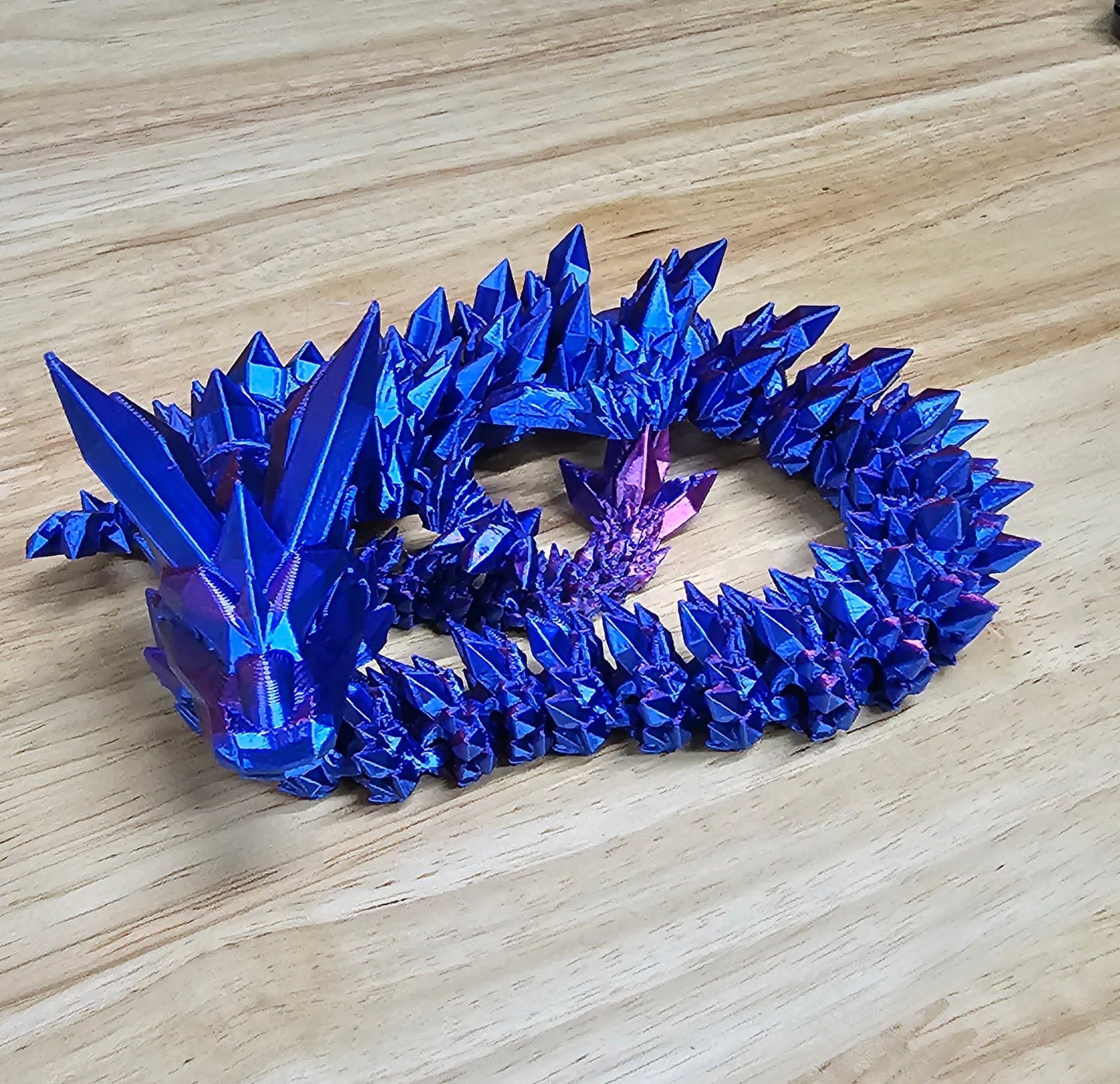 Crystal Egg with Crystal Dragon 3D printed Cinderwing3D Design