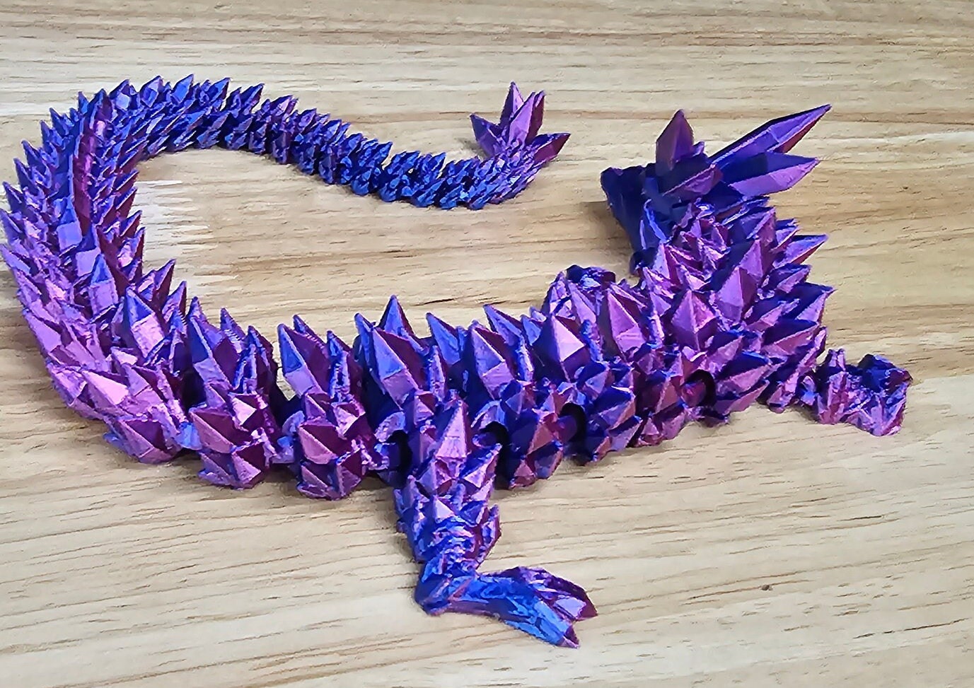 Crystal Egg with Crystal Dragon 3D printed Cinderwing3D Design