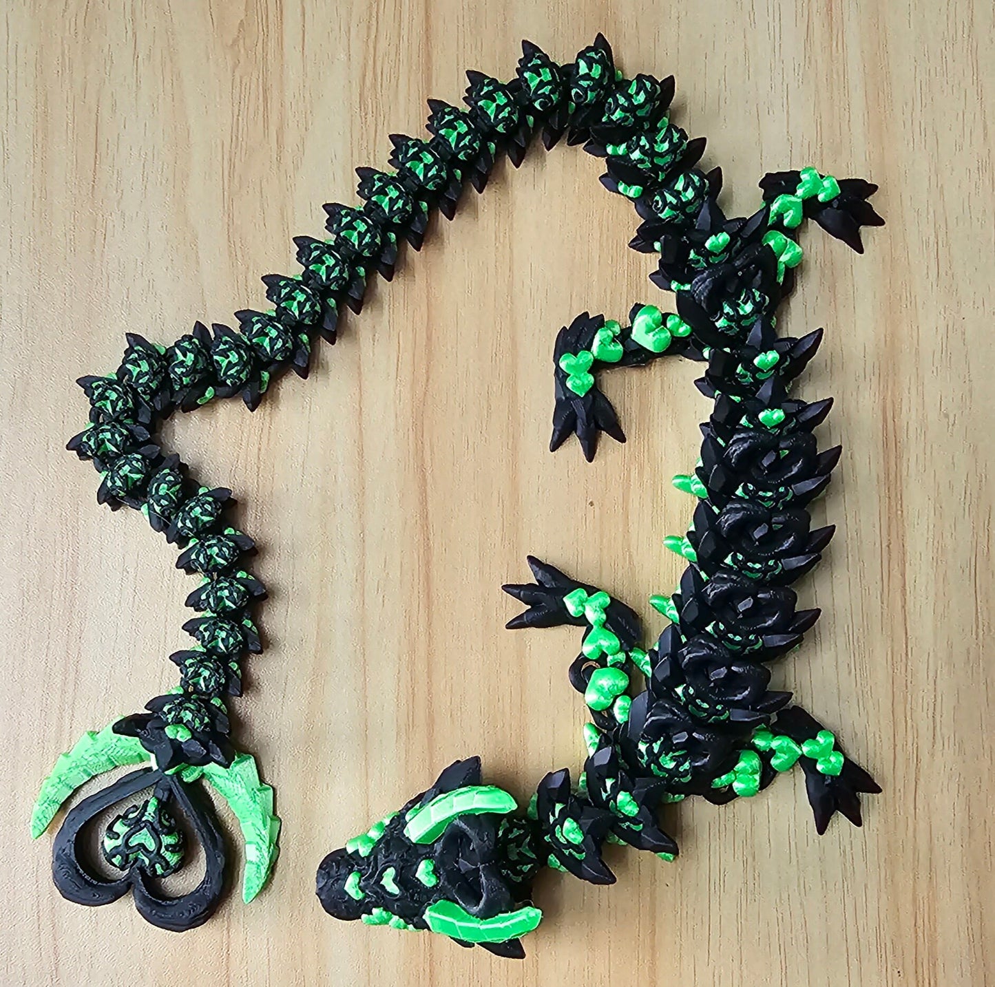 Dark heart dragon 3D printed Cinderwing3D Design