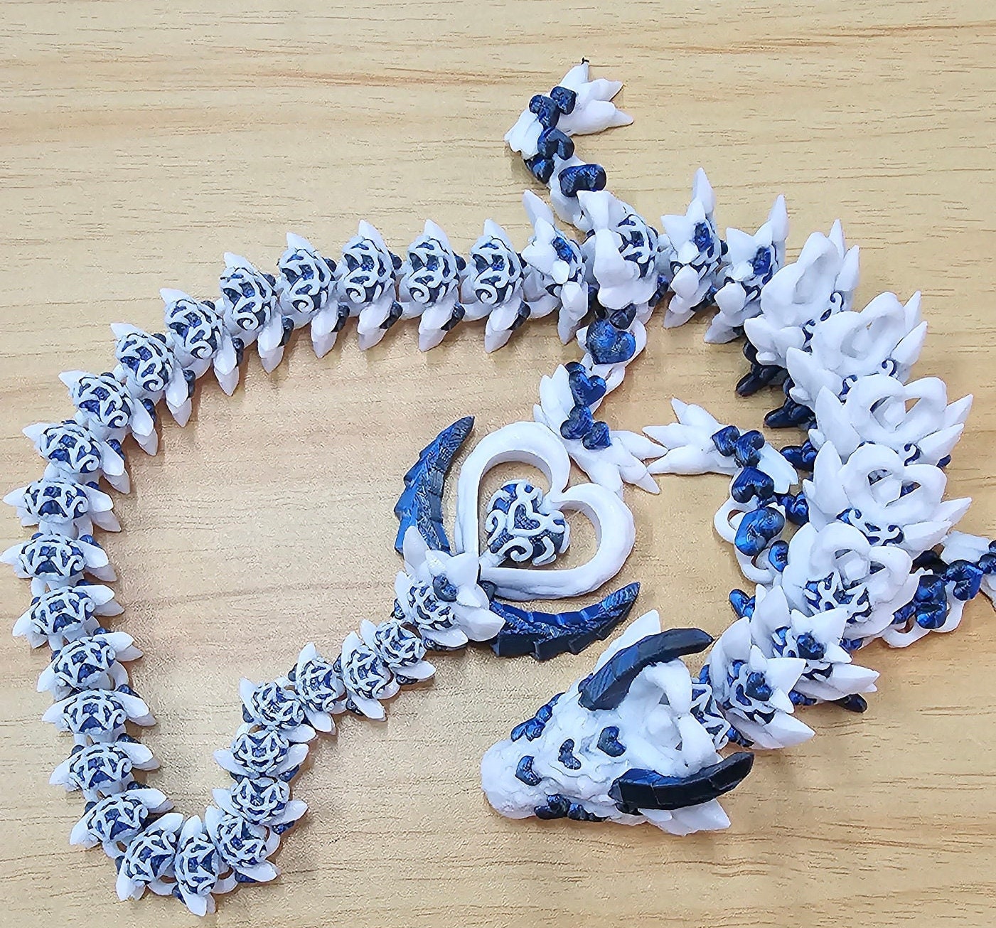 Dark heart dragon 3D printed Cinderwing3D Design