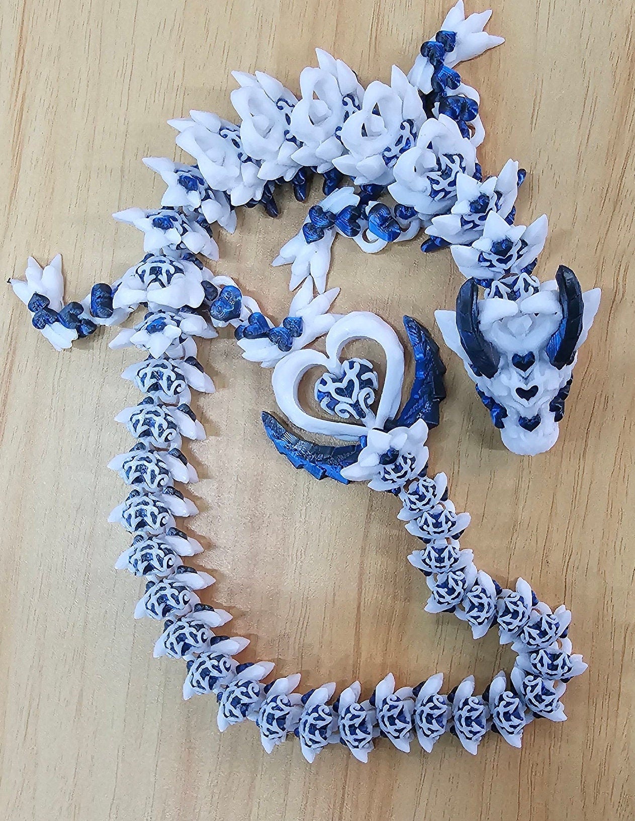 Dark heart dragon 3D printed Cinderwing3D Design