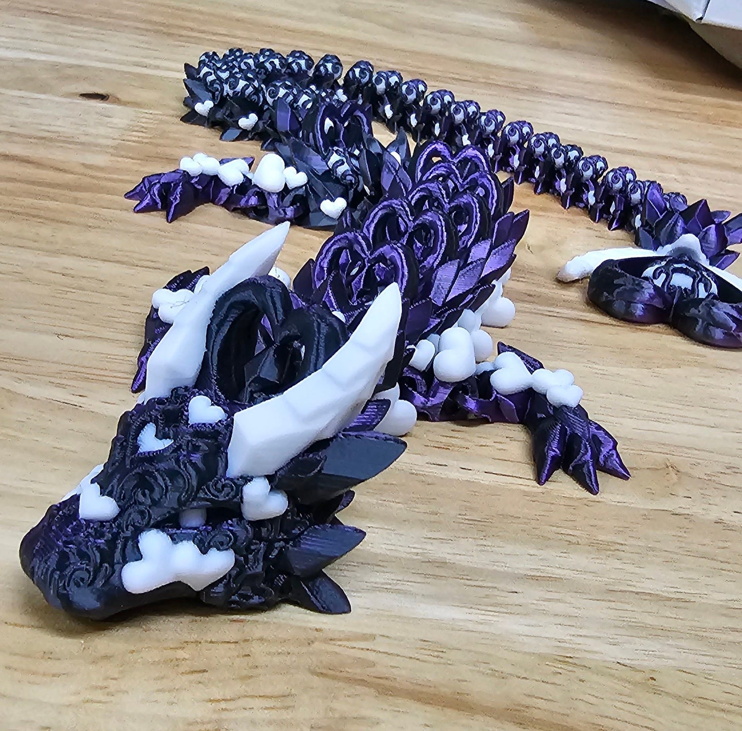 Dark heart dragon 3D printed Cinderwing3D Design