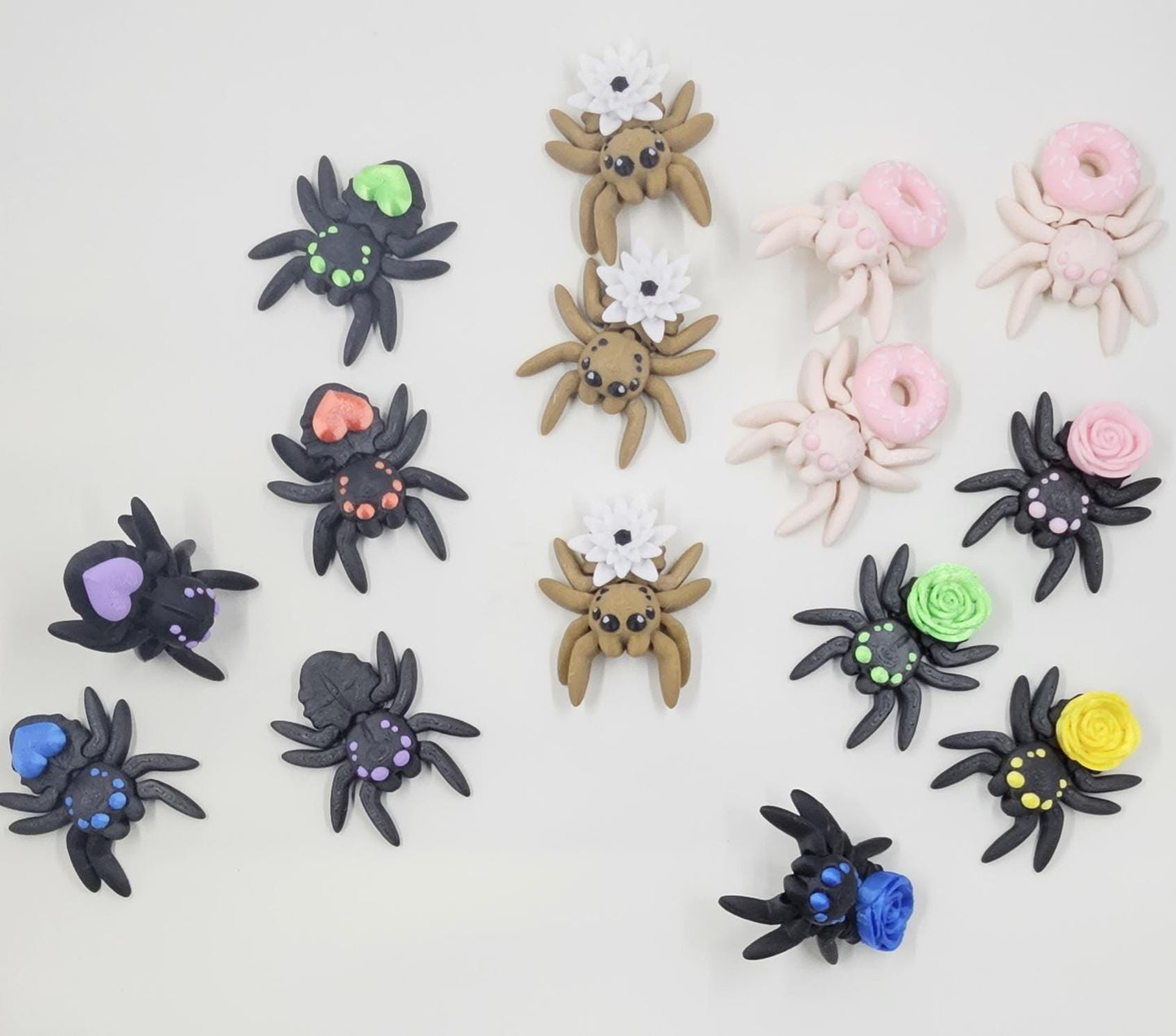 Tiny Spiders Articulated Mini Spider 3D printed