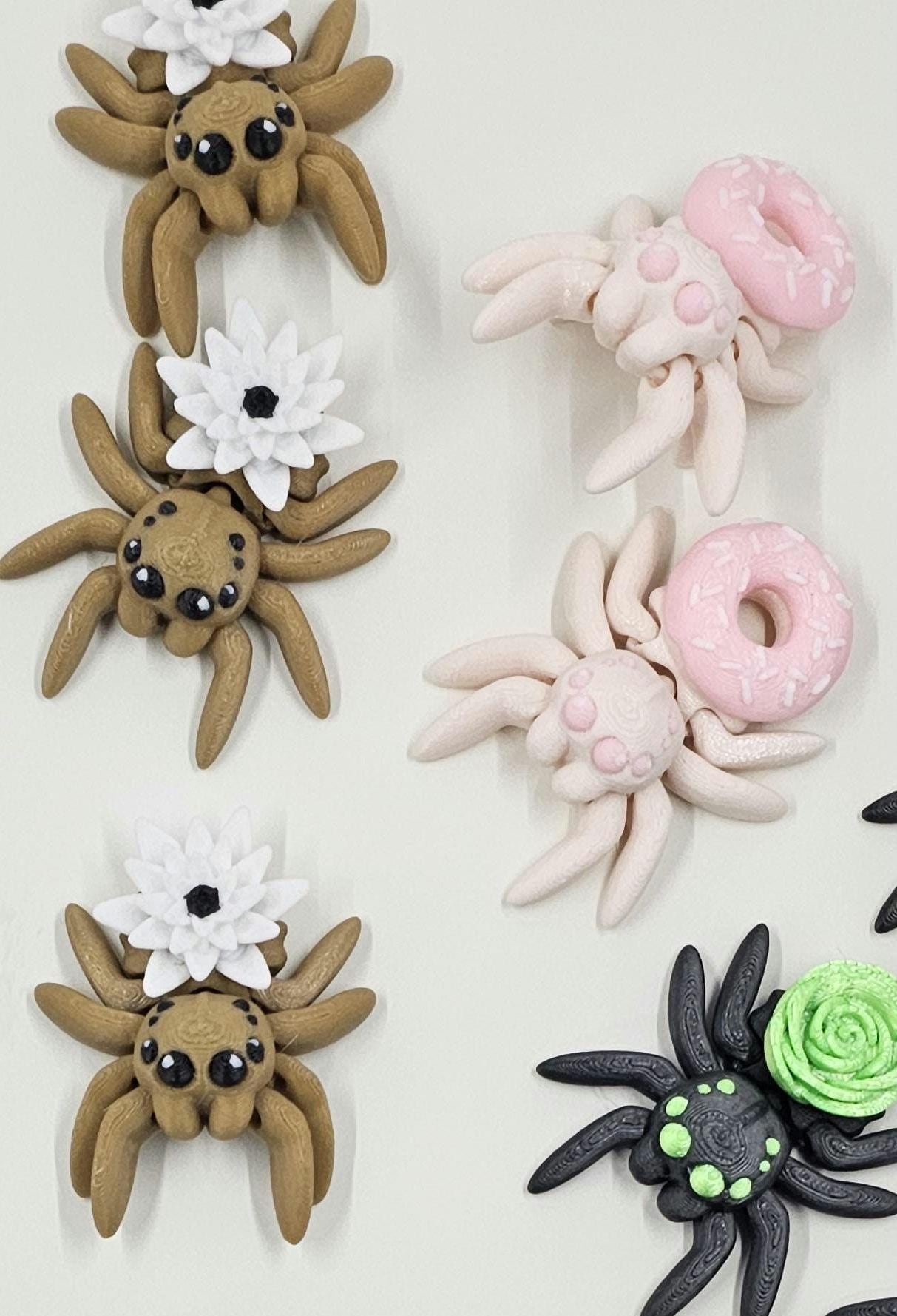 Tiny Spiders Articulated Mini Spider 3D printed