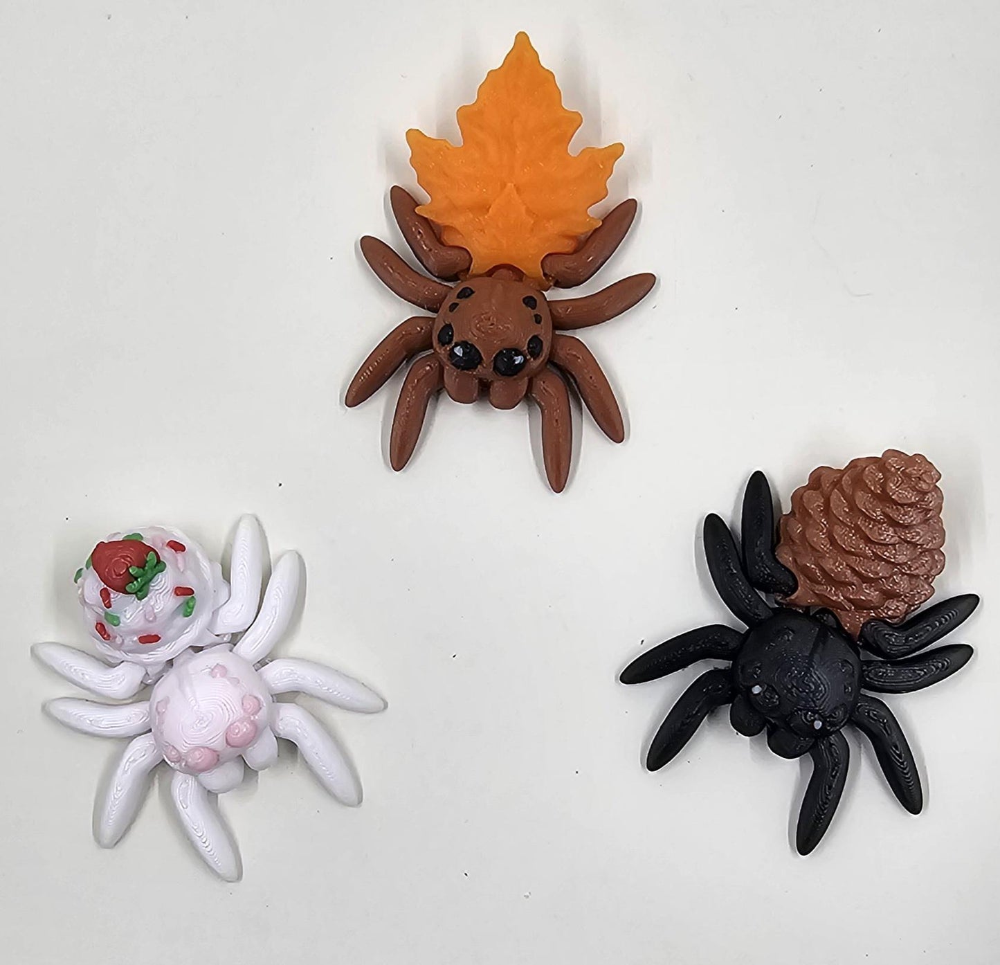 Tiny Spiders Articulated Mini Spider 3D printed