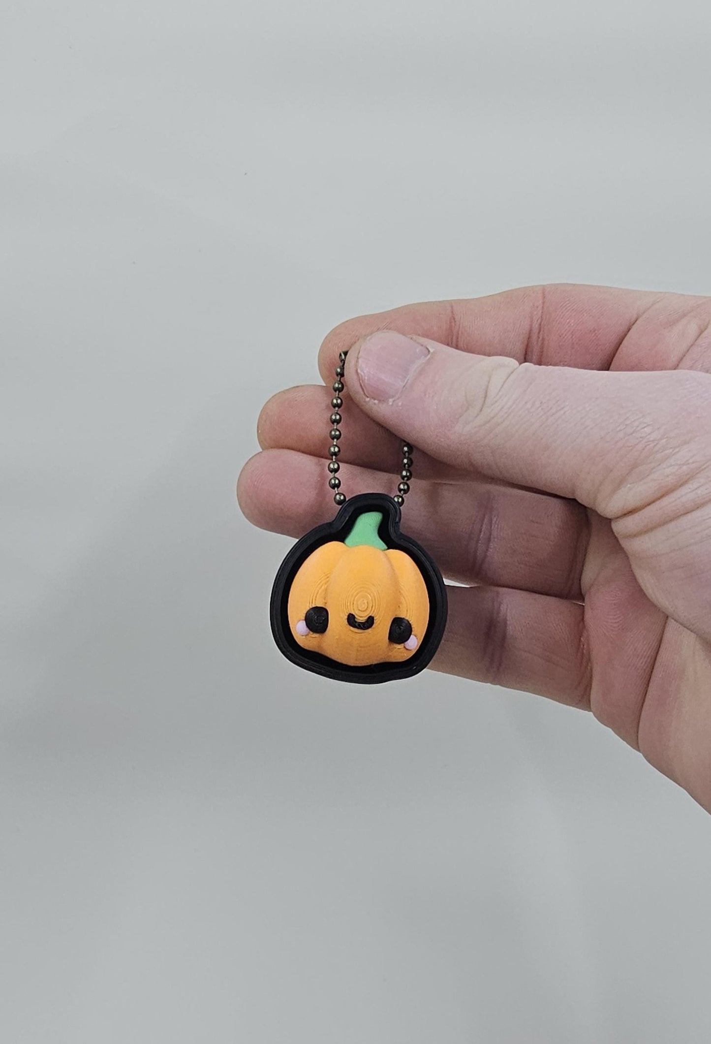 Halloween Fidget Clicker Keychains – Skull, Ghost, Pumpkin, Eyeballs, Spiderweb & Planchette | 3D Printed Sensory Desk Toy